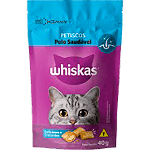 Petisco Gato Whiskas 40g Pelo Saudavel