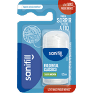 Fio Dental Sanifill Extr.125m Menta L+P-