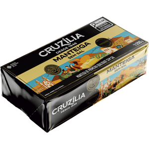 Manteiga Cruzilia 200g S/Sal Tablete