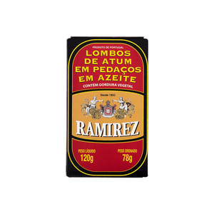 Lombo Atum Ramirez 78g Pedacos Azeite