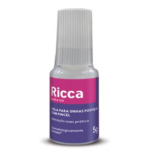 Cola P/Unha Postica Ricca 5g C/Pincel