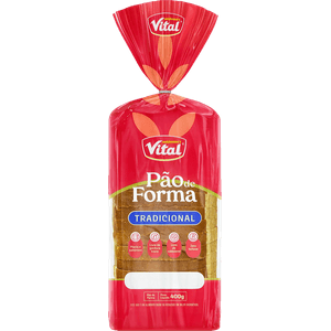Pao Forma Vital 400g Tradicional S/Lac