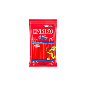 Bala Gelatina Haribo 70g Sticks Morango