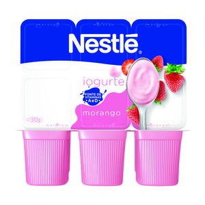 Iogurte Nestle 510g Morango C/6