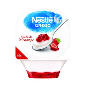 Iogurte Nestle 90g Grego Calda Morango