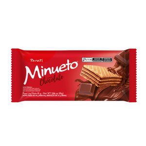 Biscoito Wafer Parati 81g Chocolate
