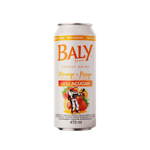 Energetico Baly 473ml Mor/Pes S/Acucar