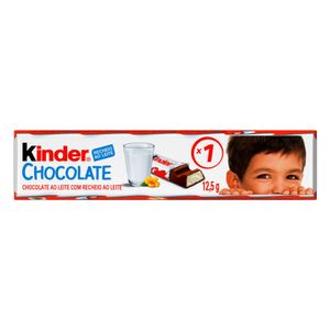 Kinder Chocolate ao Leite 1 Unidade 12,5g
