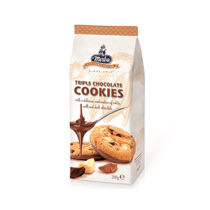 Biscoito Cookies Merba 200g Choc. Triplo