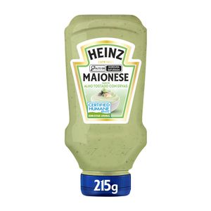 Maionese Heinz 215g Alho Tostado/Ervas