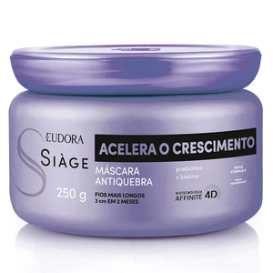 Mascara Cap.Eudora 250g Siage Acel.Cresc