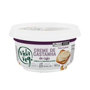Creme Cast.Caju Vida Veg 180g Ceb.Caramelizada