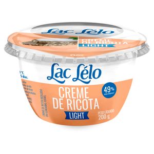 Creme Ricota Lac Lelo 200g Light