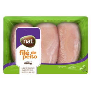 File Peito Frango Nat 600g Resf