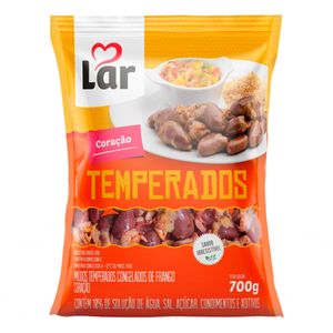 Coracao Frango Lar 700g Temperado