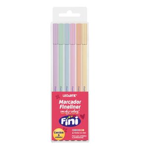 Marcador Fin. 0.5 Leoarte Fini Candy C/6