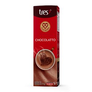 Cápsula de Chocolate Quente Chocolatto 3 Corações 10 Unidades