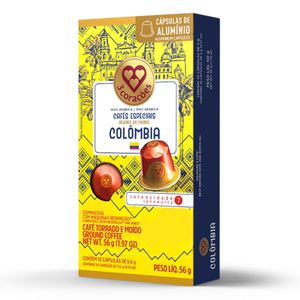 Café em Cápsula Nespresso 3 Corações 56g Colômbia