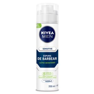 Espuma Barbear Nivea 200ml Men Sensitive