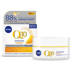 NIVEA Creme Facial Antissinais Q10 Energy Dia FPS 15 50g