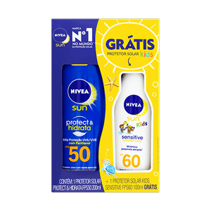 Prot.Sol. Nivea 200ml F50+Kids 100ml F60