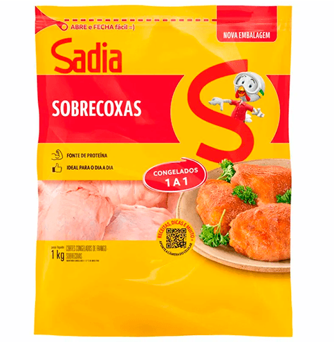 Sobrecoxa De Frango Sadia 1kg Iqf Zip] - Bistek Supermercados