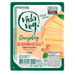 Queijo Mussarela Vida Veg Castanha de Caju Fatiado 150g
