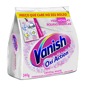 Tira Manchas Vanish Oxi Action Crystal White Refil 240g