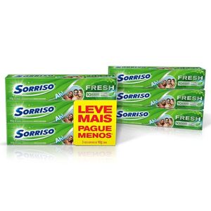 Gel Dental Sorriso Fresh Hortelã Leve Mais Pague Menos 90g