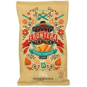 Tortilha Chips De Milho Com Sal Frontera 125g