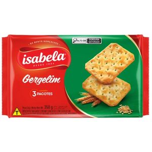 Biscoito Gergelim Isabela 350g