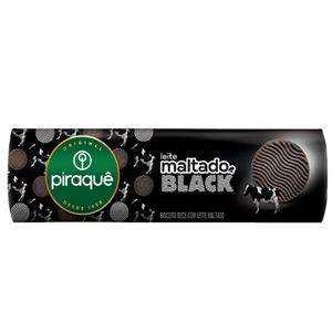 Biscoito Leite Piraque Maltado Black 132g