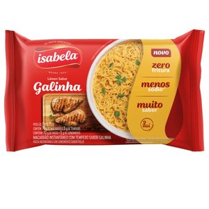 Macarrão instantâneo Isabela Galinha 75g