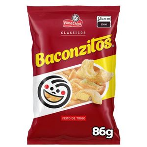 Salgadinho Bacon Elma Chips Baconzitos 86G