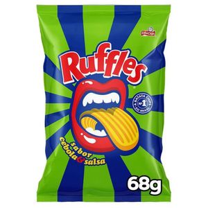 Batata Frita Ondulada Cebola E Salsa Elma Chips Ruffles 68G