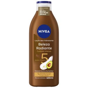 NIVEA Hidratante Desodorante Beleza Radiante Cuidado Intenso 400ml