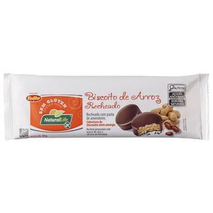 Biscoito de Arroz com Pasta de Amendoim Natural Life 40g Sem Glúten
