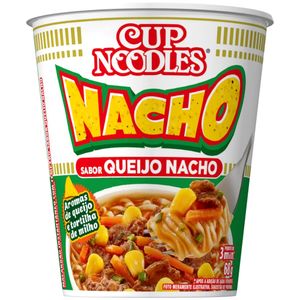 Macarrão Instantâneo Cup Noodles Queijo Nacho 68g Copo