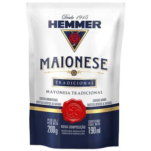 Maionese Hemmer Tradicional 200g Sachê