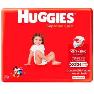 Fralda Huggies Supreme Care Mega Xg Com 26 Unidades