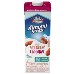 Bebida a Base de Amêndoas Almond Breeze Original Sem Açúcar 1l