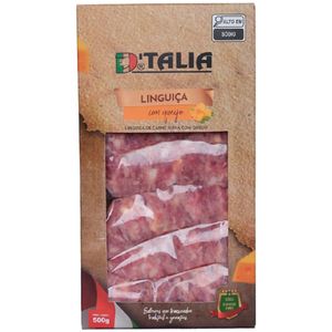 Linguiça Suína D'talia Com Queijo 500g