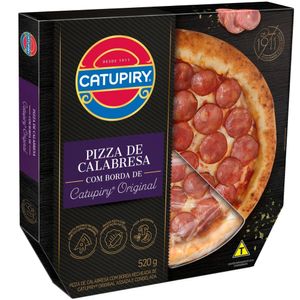 Pizza Artesanal Calabresa com Borda Recheada Catupiry 520g