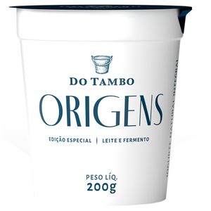 Iogurte Origens Natural Do Tambo 200g