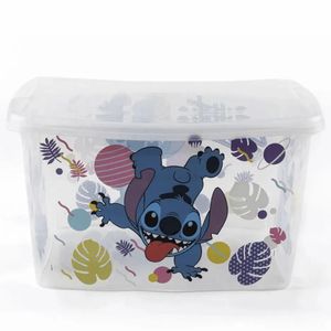 Caixa Organizadora Plástica Decorada Stitch Plasútil 19l