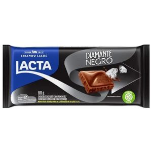 Chocolate Lacta Ao Leite Diamante Negro 80g