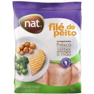 Filé de Peito de Frango Nat 1kg Iqf