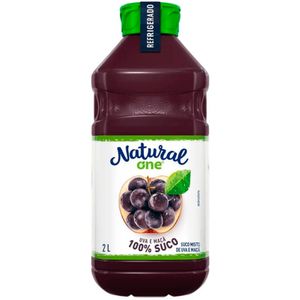 Suco Natural One Uva E Maçã 2l Refrigerado