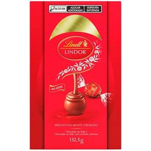 Ovo De Páscoa Lindt Lindor Ao Leite 132,5g