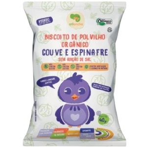 Biscoito De Polvilho Orgânico Couve E Espinafre Crilancha 40g